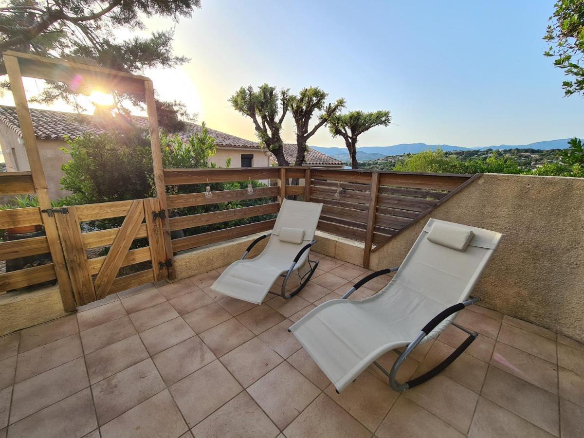 Studio Avec Terasse Vue Mer Porticcio  Exteriör bild